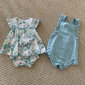 Bundle of Janie and Jack NWT girls spring outfits size 18-24 months